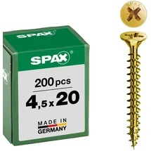 SPAX Universalschraube 4,5 x 20 mm 200 Stück