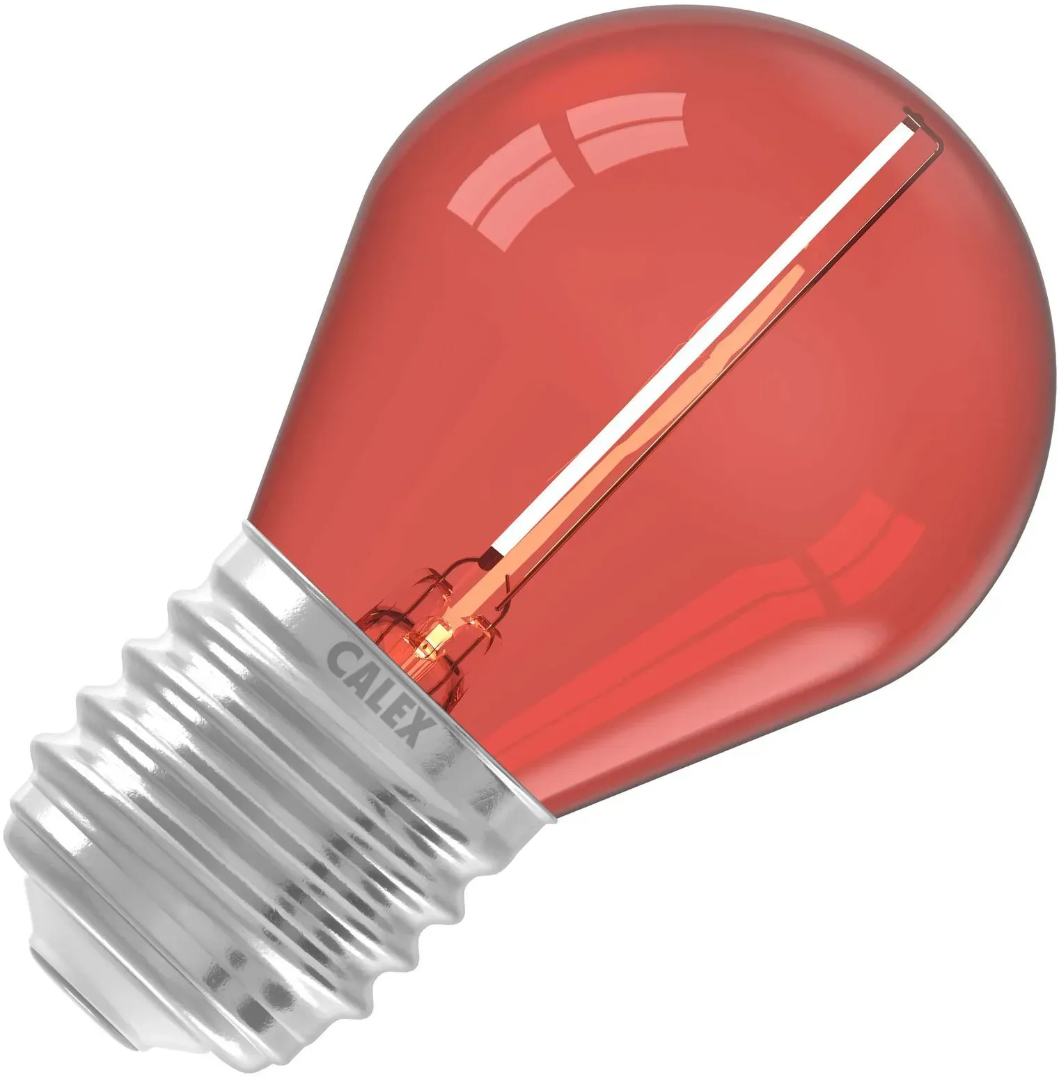 Calex | LED G45 | Rot | E27 Fassung | 0,5-1W