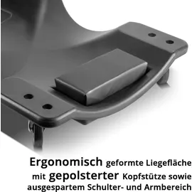 STAHLWERK Rollbrett Kunststoff 500 kg schwarz