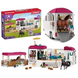 Sarcia.eu Spielfigur Schleich Horse Club - Pferdetransporter + Zubehör 5+