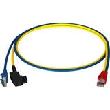 Homeway HW-Y-Kabel4 LAN/TAE 0,5m bl/ge HCAHNG-B2404-A005