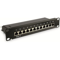 RED 4 POWER RED4POWER CAT.6 Patchpanel R4-N105S, 12-Fach, 10",