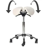 Teqler Sattelhocker Weiß