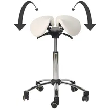 Teqler Sattelhocker Weiß