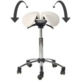 Teqler Sattelhocker Weiß