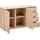 Priess Kombikommode Barcelona 123 x 71 x 38 cm Beige / Braun