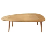 woody fashion 552NOS2259 Beistelltisch Kaffeetisch Freiform 4 Bein(e)