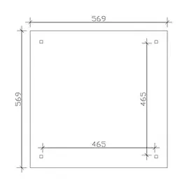 SKANHOLZ Cannes 5,69 x 5,69 m Eiche hell