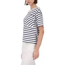Monari T-Shirt mit Brusttasche Weiß 38