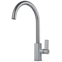 Einhebelmischer, Armatur Franke Maris J schwenkbar Nickel Optik