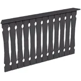 SKANHOLZ Brüstungsgeländer 150 cm Länge 96 cm Höhe grau