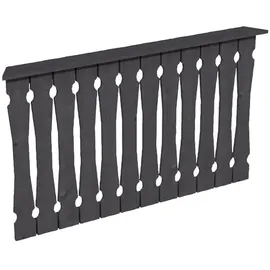 SKANHOLZ Brüstungsgeländer 150 cm Länge 96 cm Höhe grau