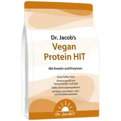Dr. Jacob's Vegan Protein HIT Proteinpulver ohne Soja  + Kreatin + Enzyme