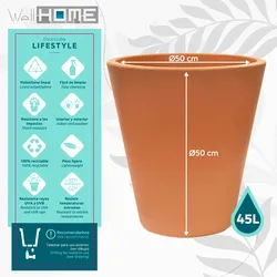 WellHome - Pflanztopf Corsa Ø50 cm Impruneta