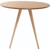 miliboo Design-esstisch rund Ø 90 cm braun