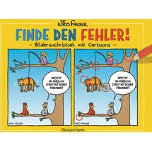 Bassermann, Edition Finde den Fehler - Bildersuchrätsel mit Cartoons