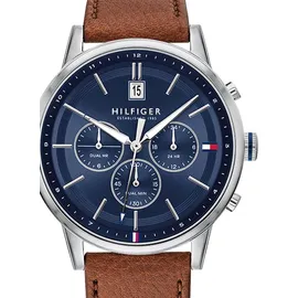 Tommy Hilfiger Kyle Blau Leder 42 mm 1791629