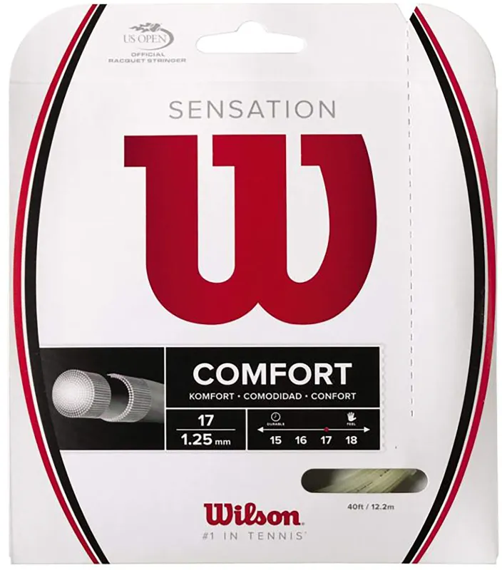 Wilson Sensation 17G Natural Tennissaiten