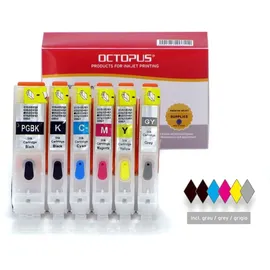 Octopus Fill In Patronen Canon PGI-550, CLI-551 incl. grau mit Chips