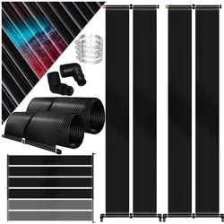 KESSER® Solarkollektor Poolheizung cm, Warmwasser Heizung Solarheizung für Pools  l Beliebig erweiterbar l  UV-beständiger Kunststoff