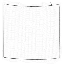 vidaXL - Anhängernetz mit Gummiseil Weiß 3x3 m pp
