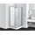 SANOTECHNIK Forte Komplettdusche mit Schiebetür 80 x 203 cm silber transparent