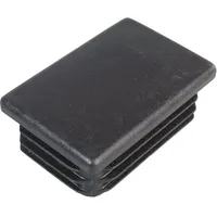 Alberts 654382 Pfostenkappe für Vierkantmetallpfosten | zum Anschweißen | Stahl | 60 x 40 mm