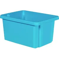 Curver 225366 Aufbewahrungsbox ESSENTIALS Drehstapelbox 16L, blau Blau 1