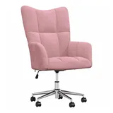 vidaXL Relaxsessel Rosa Samt