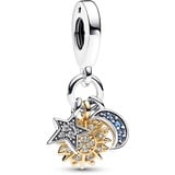 Pandora Bicolor Himmlischer Dreifacher Charm-Anhänger 762676C01