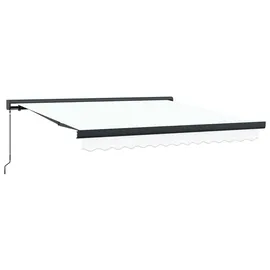 vidaXL Einziehbare Markise 300 x 250 cm weiß