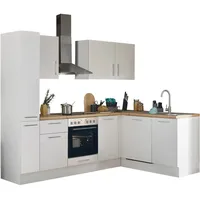 BASIC by Balculina Winkelküche L-Form 250 x 175 cm weiß