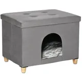 PawHut Tierbett Katzenhaus