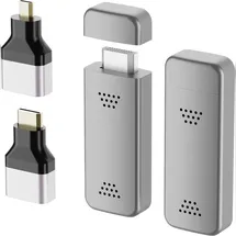 SpeaKa Professional HDMI-Funkübertragung (Set) 5 GHz 1920 x 1080 Pixel durchgeschleifter HDMI-Ausgang