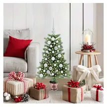 vidaXL Weihnachtsbaum mit Beleuchtung Grün 90 cm