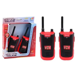 edyoukate 2 x Walkie Talkie Feuerwehr – Kinder Funkgeräte | 300 m Reichweite | NEU OVP
