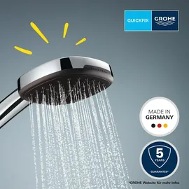 Grohe Vitalio Comfort 110 Handbrause 3 Strahlarten, chrom