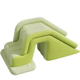 Aufblasbare Rutsche, ergonomisch, sicher, faltbar, für Schwimmbäder, Rampen, rutschfest, Entspannung, Sommer, Party, Camping, Garten | Multipurpose Outdoor Indoor Utility