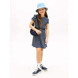 Tommy Hilfiger Skaterkleid TOMMY HILFIGER "ESSENTIAL PUNTO SKATER DRESS SS", Mädchen, Gr.