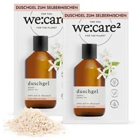We:care2 2x Duschgel Pulver (Granulat) zum Anrühren Jasmin/Grüner Tee