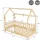 ML-Design Hausbett 70 x 140 cm Kiefer natur beige