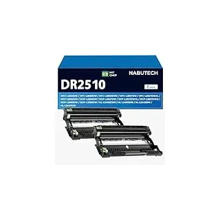 Nabutech DR2510 Trommel kompatibel mit Brother DR-2510 für Brother HL-L2400DW HL-L2445DW DCP-L2660DW DCP-2620DW DCP-L2627DWE MFC-L2800DW MFC-2835DW MFC-L2860DW MFC-L2827DWXL MFC-L2827DW MFC