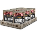 Belcando Premium Dose [6x800g Iberico mit Süßkartoffeln & Kichererbsen] | Nassfutter für Hunde | Alleinfutter aus der Dose, Größe:6 x 800 g