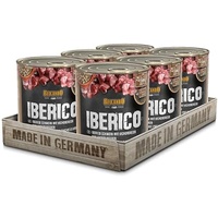 Belcando Premium Dose [6x800g Iberico mit Süßkartoffeln & Kichererbsen] | Nassfutter für Hunde | Alleinfutter aus der Dose, Größe:6 x 800 g
