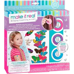 Kreativset MAKE IT REAL "Bunter Haarschmuck", bunt, Kreativsets, Kinder