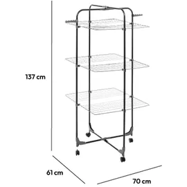 5five simply smart Klappbarer wäscheständer turm 30m "mojave" - 5 five simply smart