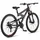 Licorne Strong 2D Premium Mountainbike 29 Zoll RH 0 cm Unisex schwarz/rot