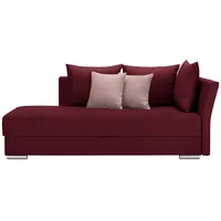Livetastic Liege, Bordeaux, Kunststoff, Uni, 4-Sitzer, Füllung: Schaumstoff, 220x93x100 cm, seitenverkehrt erhältlich, Schlafen auf Sitzhöhe, Wohnzimmer, Sessel, Relaxliegen