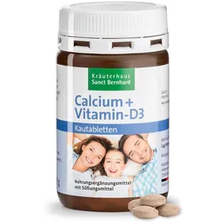 Calcium+Vitamin D3 Chewable Tablets - 107 g