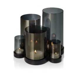 philippi Windlicht Lichtermeer Glas Schwarz